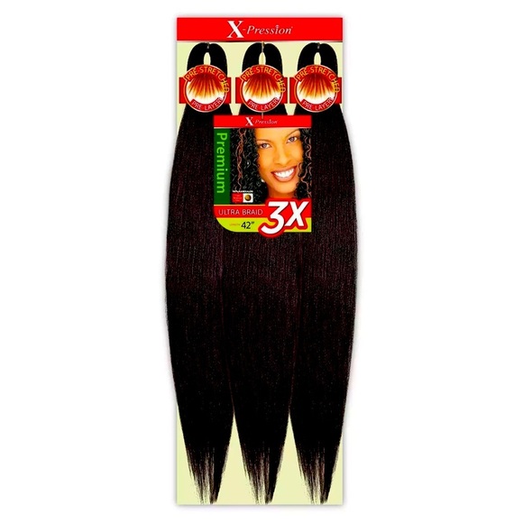 Outre Braids X-Pression Kanekaion 3X Pre Stretched Braid Color 1B - Picture 1 of 1